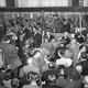 Fidel Castro at the New York Coffee and Sugar Exchange April 24, 1959.